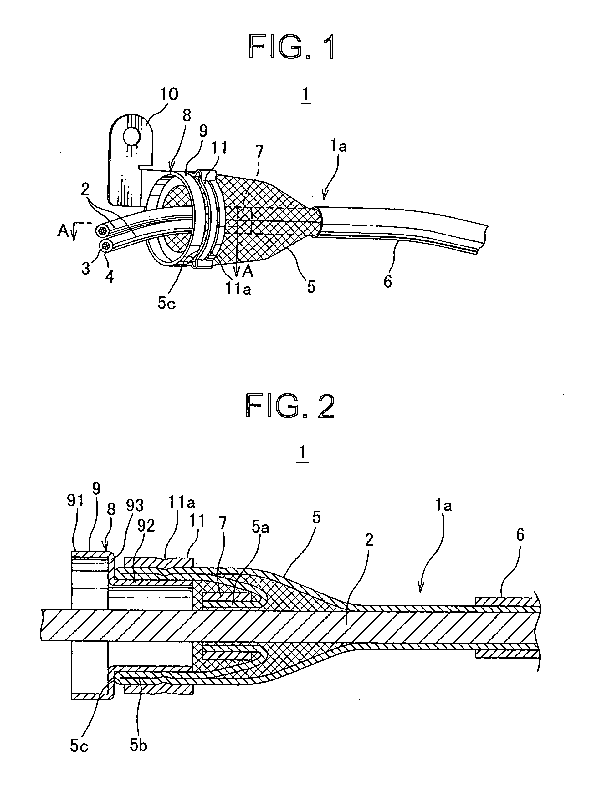 Shield wire, method for processing terminal treatment of braid of the same and apparatus for processing terminal treatment of braid of that