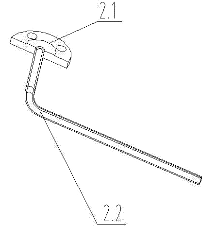Feeding pipe of reactor for continuous polymerization production of spandex