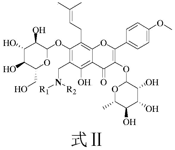 Icariin derivatives and their preparation methods and uses