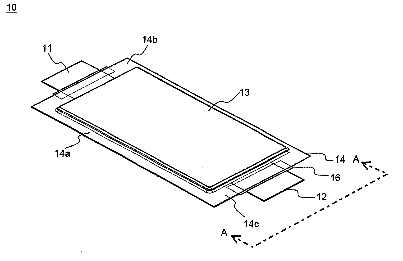 Battery cell of improved safety