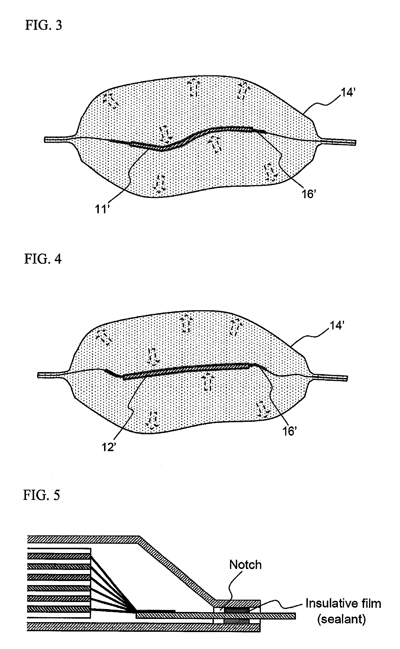 Battery cell of improved safety