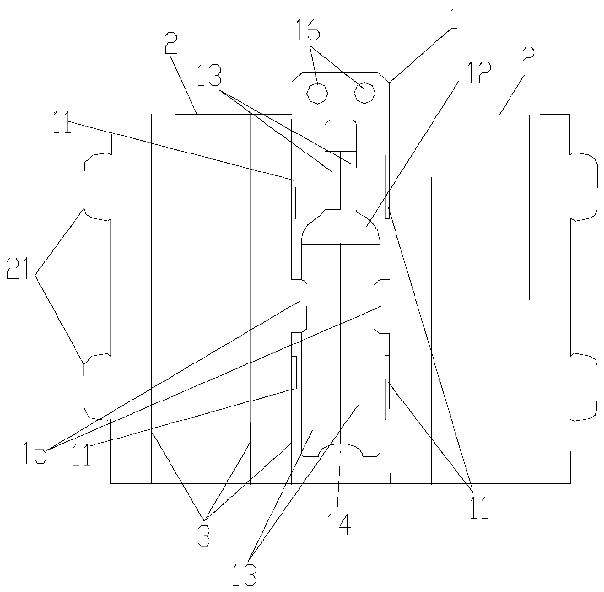 Sticking-free utensil packaging box and packaging box board for forming packaging box