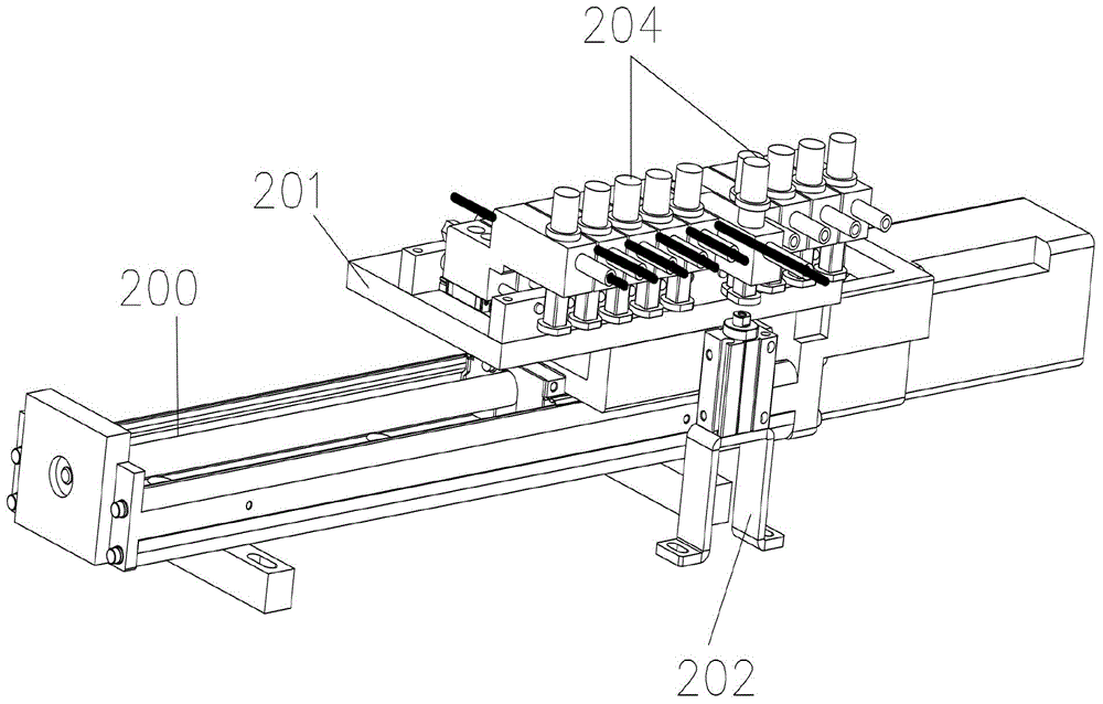 Full-automatic insertion machine with two pressed ends