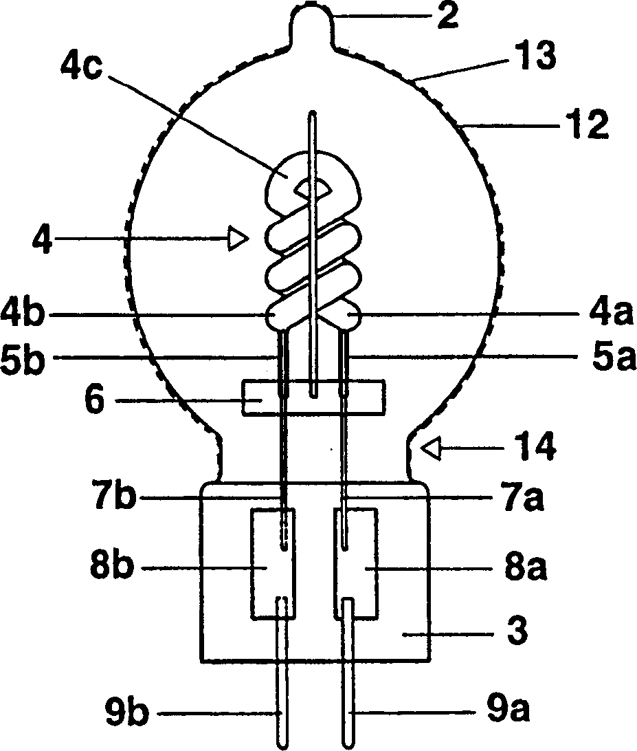 Compact high-voltage electric light-bulb