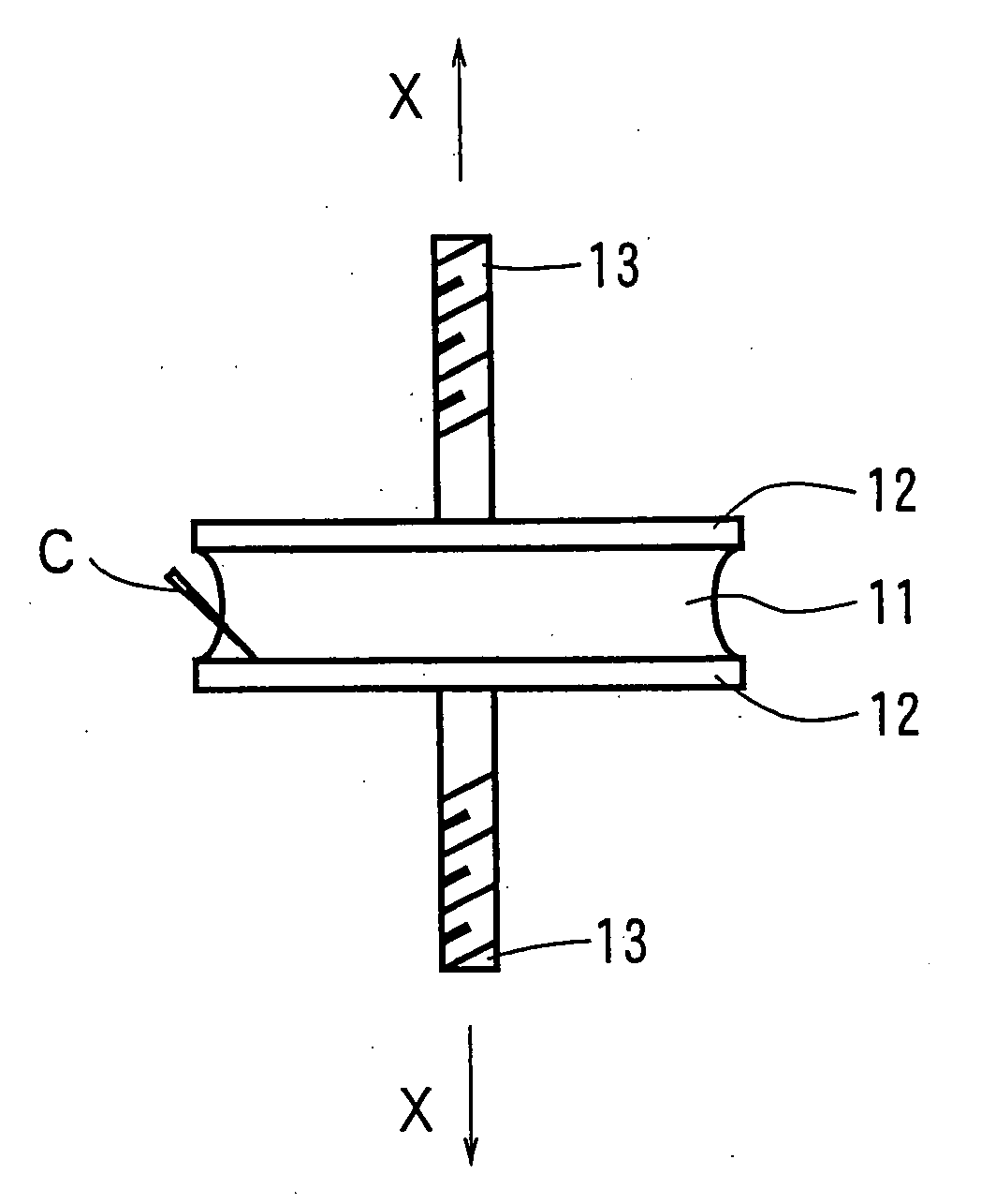 Rubber part having a metal fitting and method of producing the same