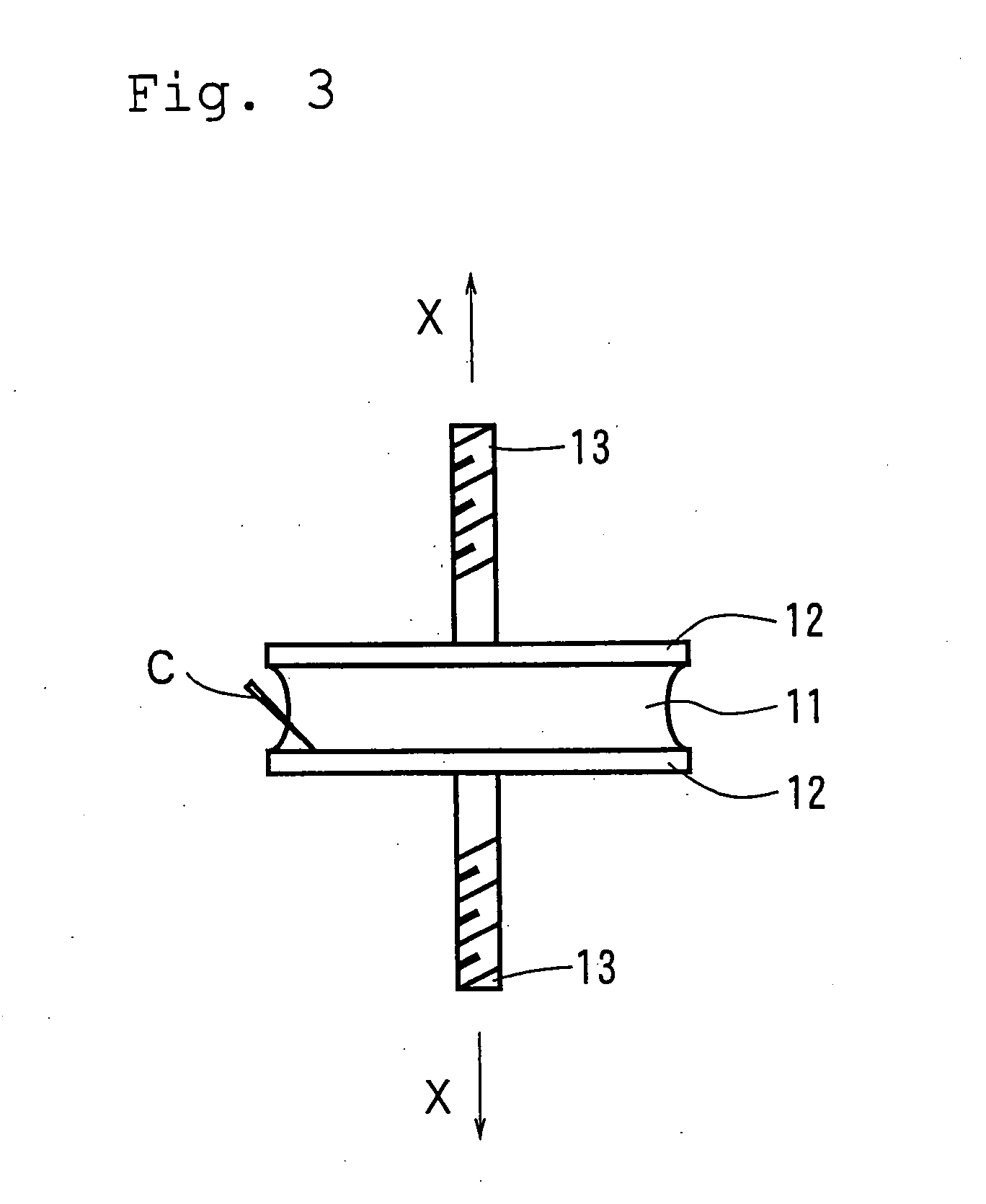 Rubber part having a metal fitting and method of producing the same