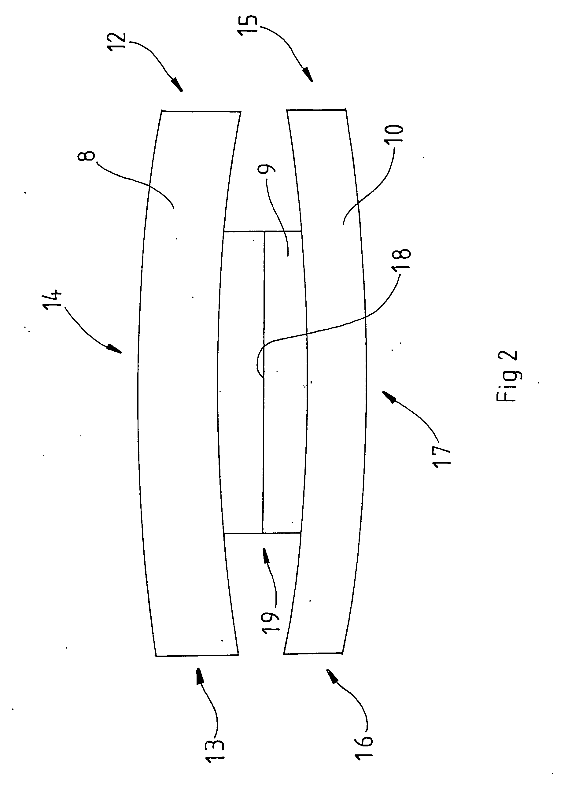 Apparatus and method for compensations for stress deformations in a press