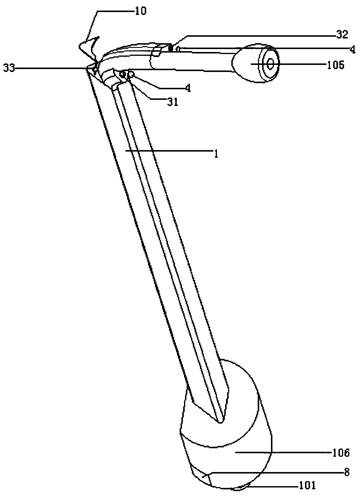 Negative pressure aspirator for thoracoscopic surgery