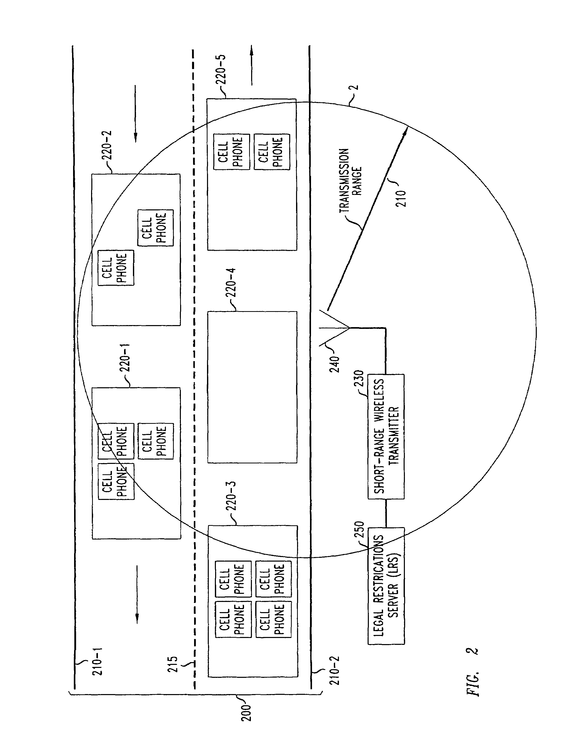 Modification of portable communications device operation in vehicles
