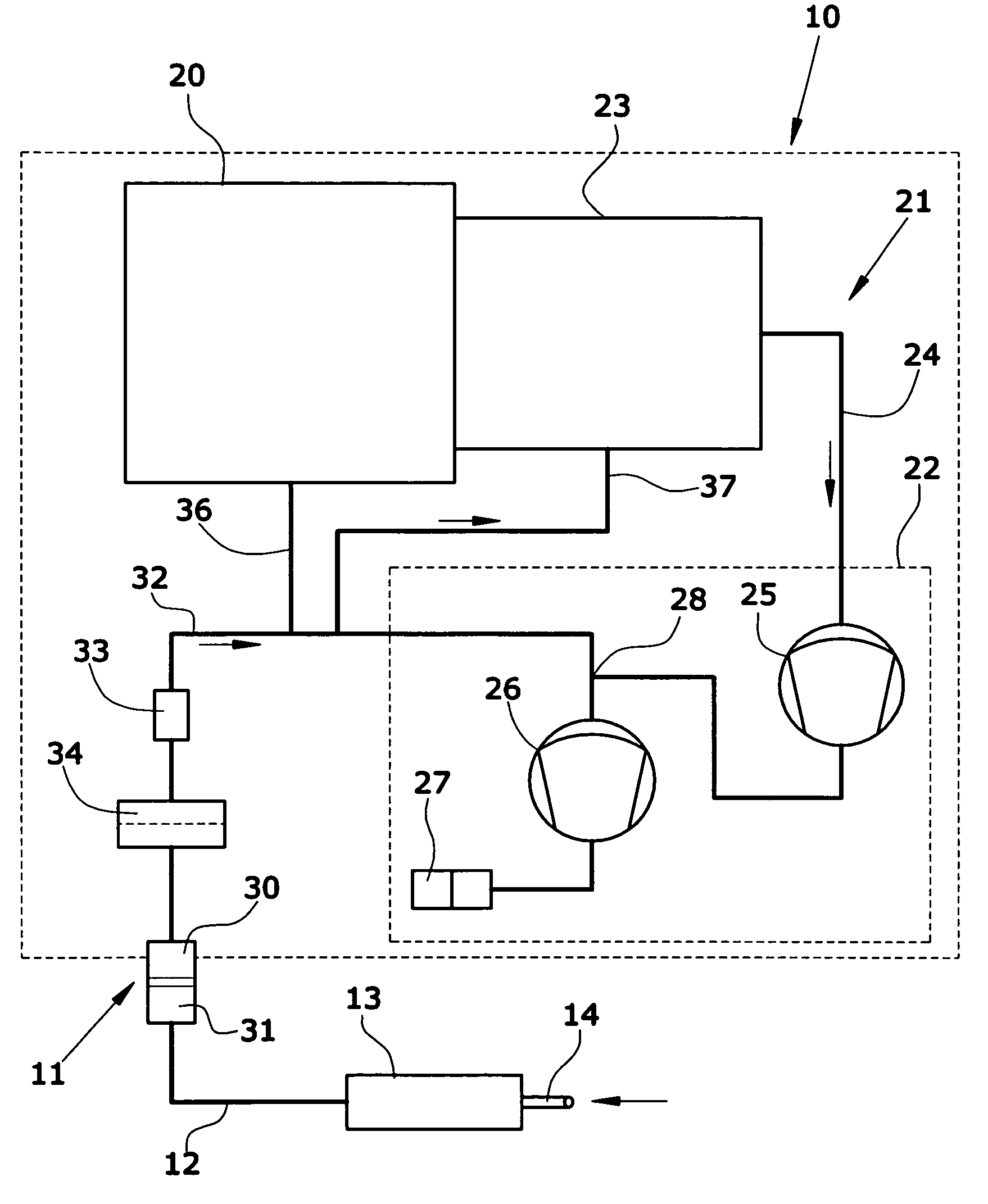 Sniffer leak detector