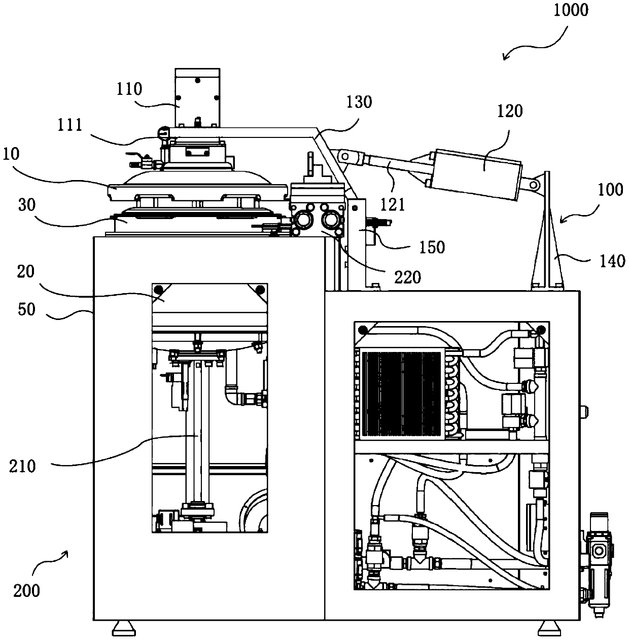 Medicine decocting machine