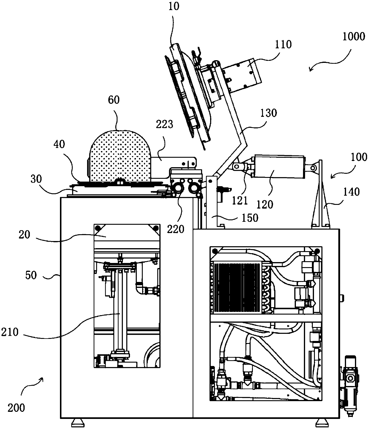 Medicine decocting machine