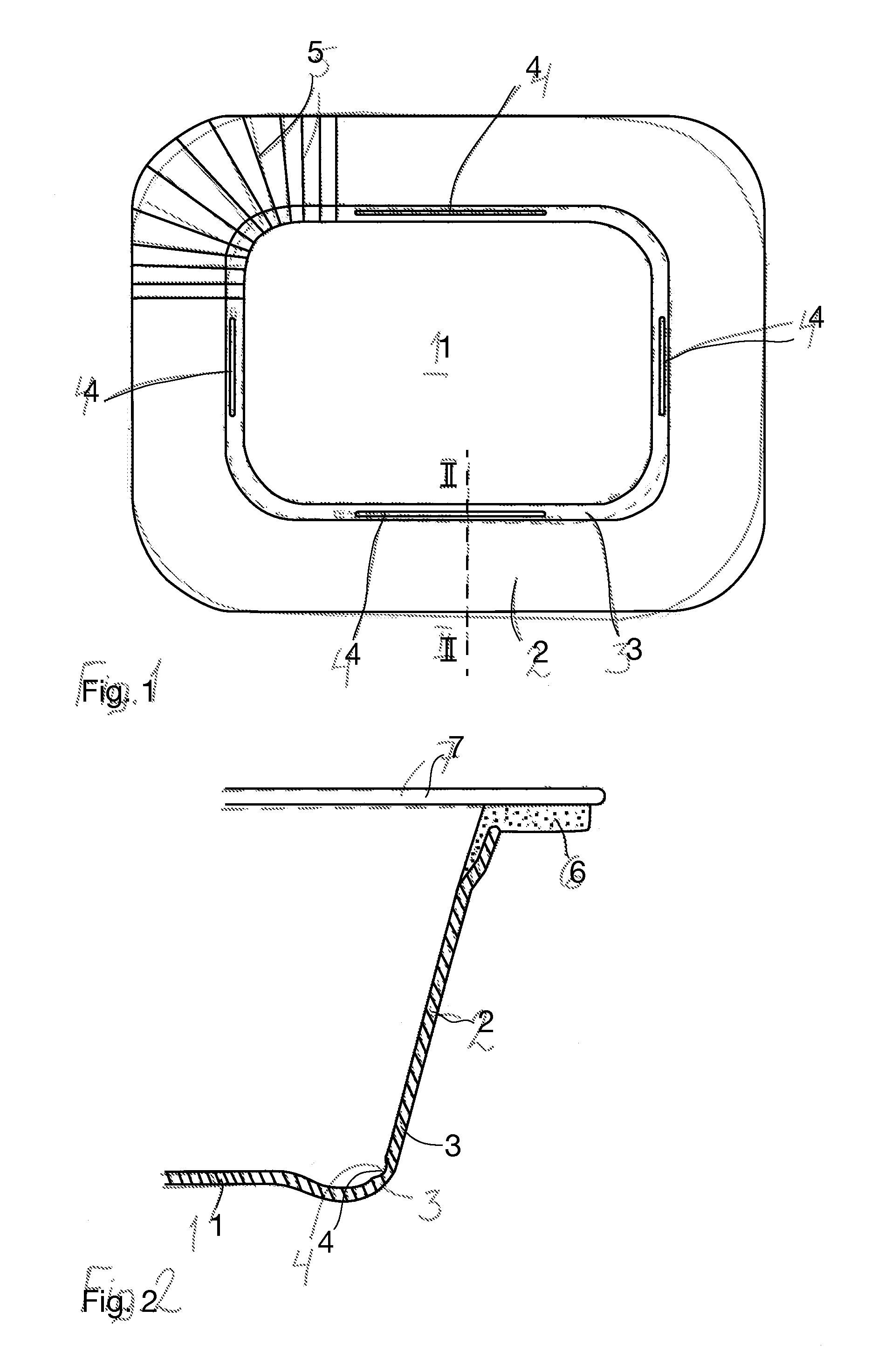 Method for forming a package, a package and a package blank