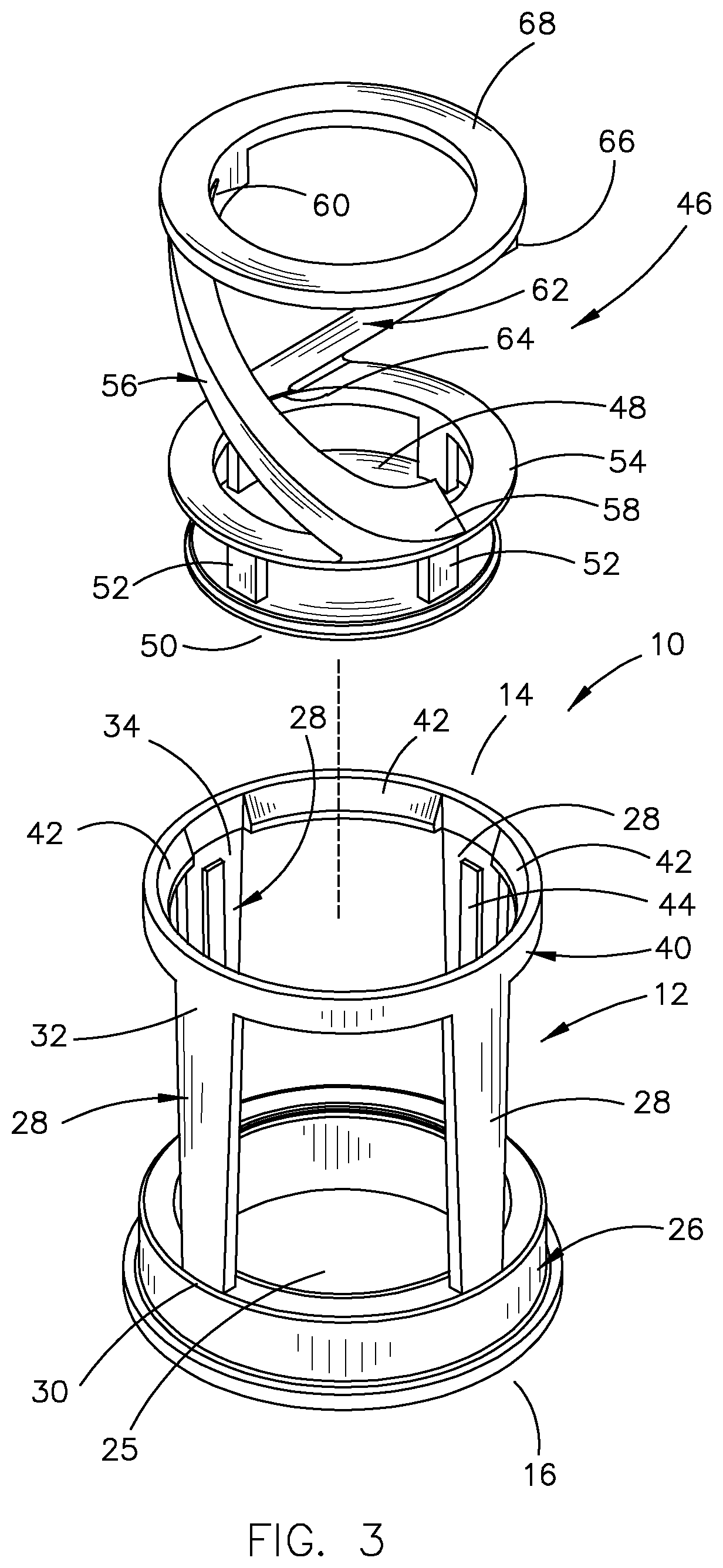 Overmolded valve for a liquid container