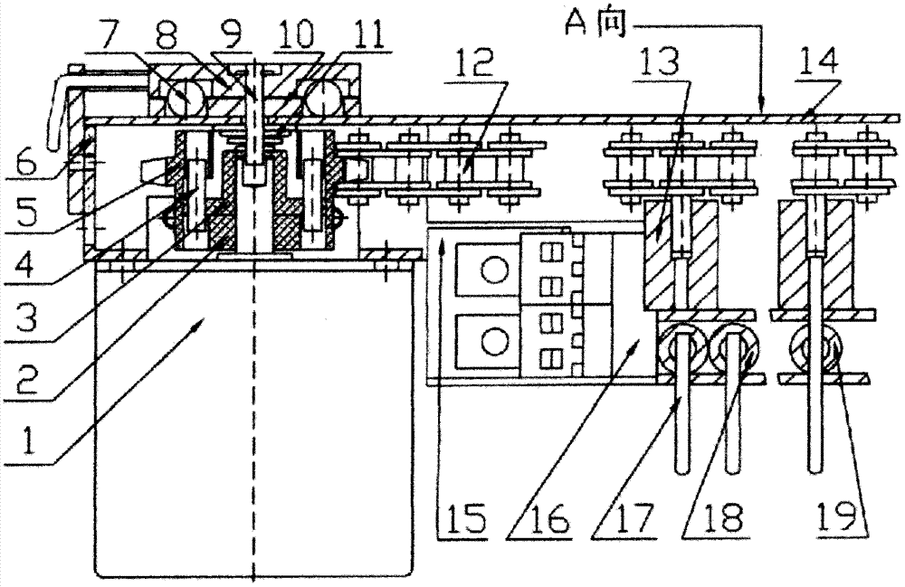 Motor-transmission device double-rail electric curtain machine capable of opening and closing two curtains in single direction or double directions