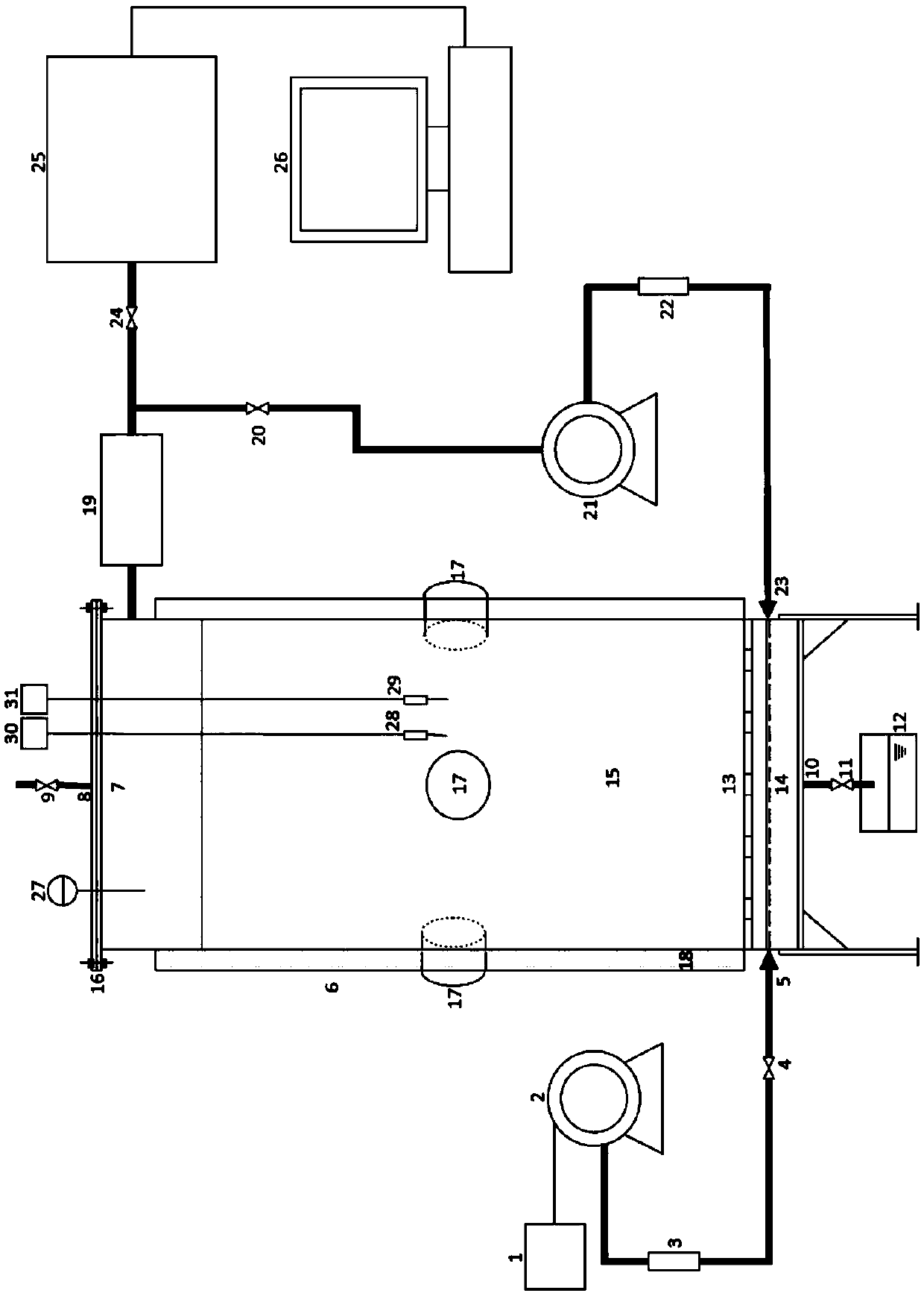 Aerobic composting odor in-situ monitoring device and its operation method