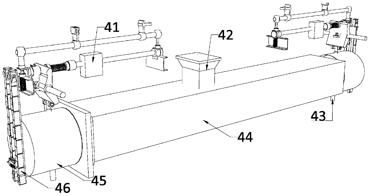 Baffling device and method for treating return water in chlorohydrocarbon-containing sewage