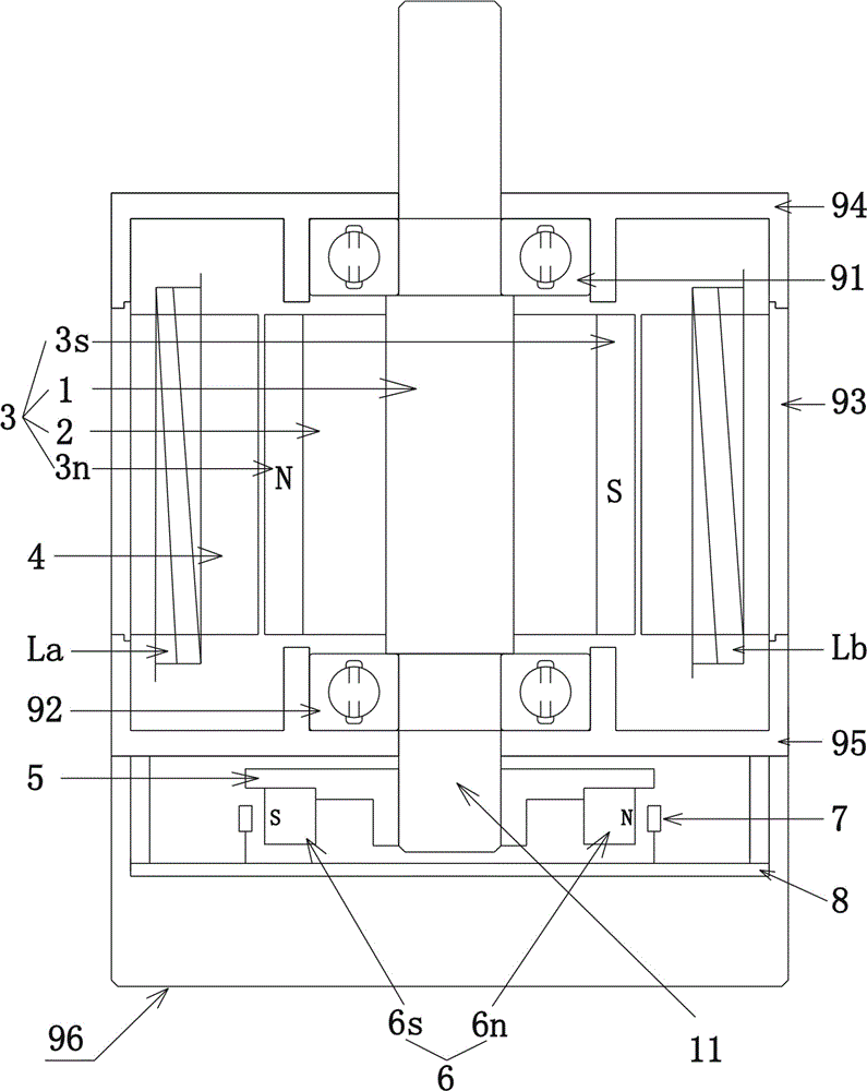 Forming and driving method for triggering type permanent magnet brushless direct-current motor