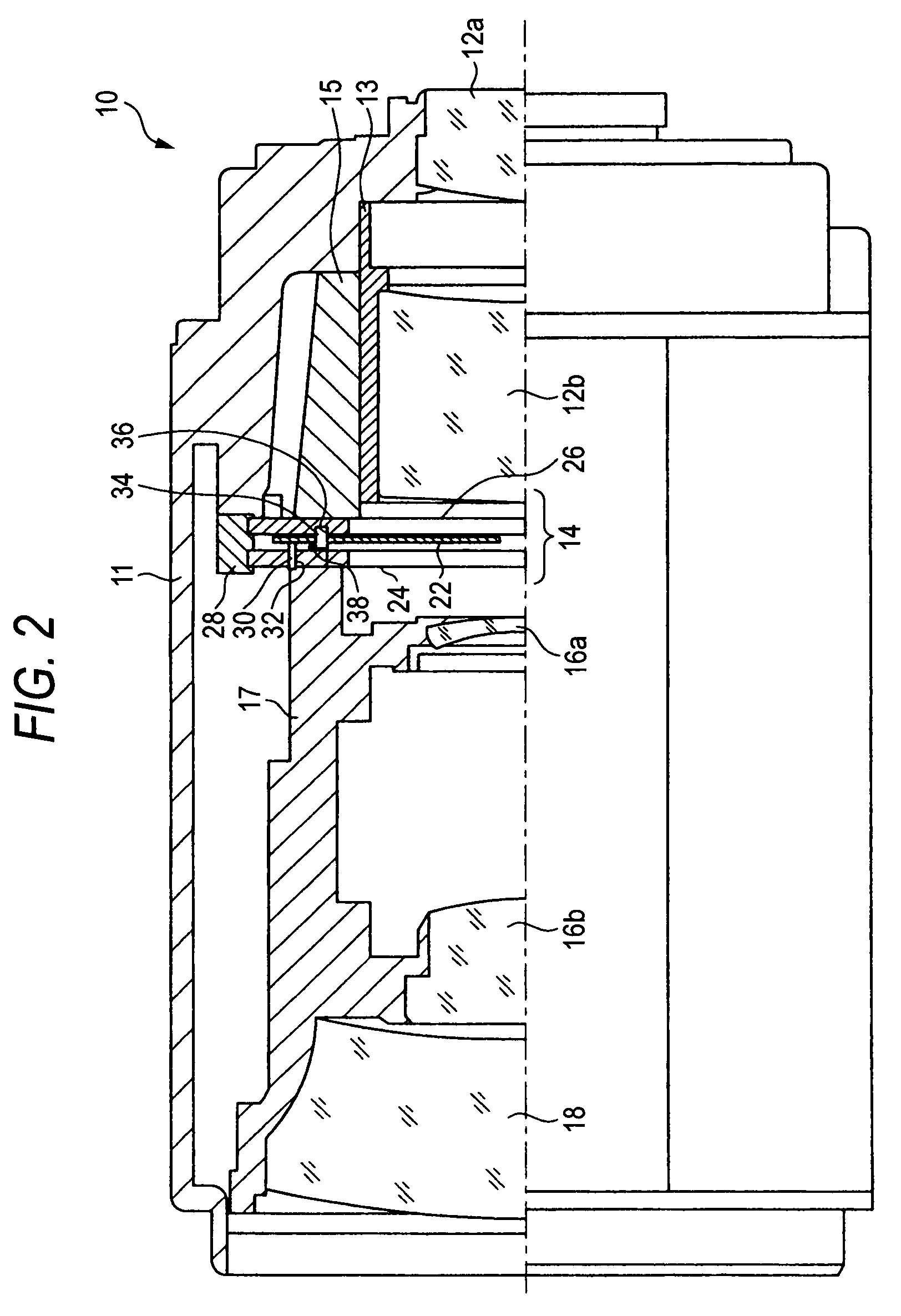 Lens aperture-adjustment device and closed circuit television camera
