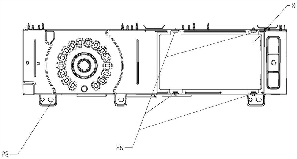 Control panel assembly for washing machine, washing machine and assembling method