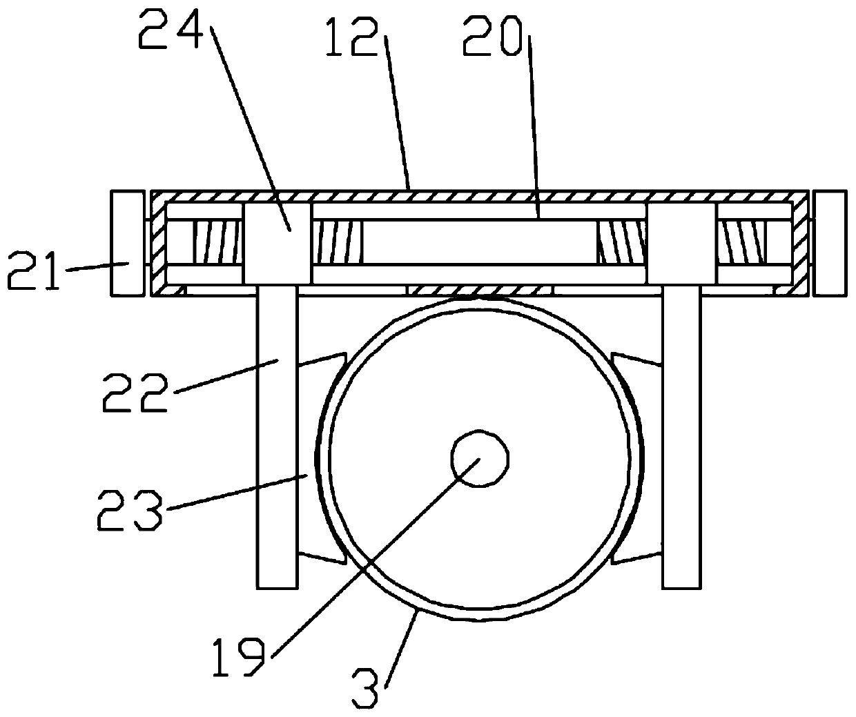 Pharmaceutical extraction device with swing structure