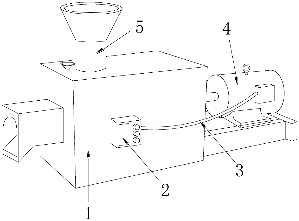 Insect-like granule feed manufacturing machine used for feeding of artificially bred bullfrogs