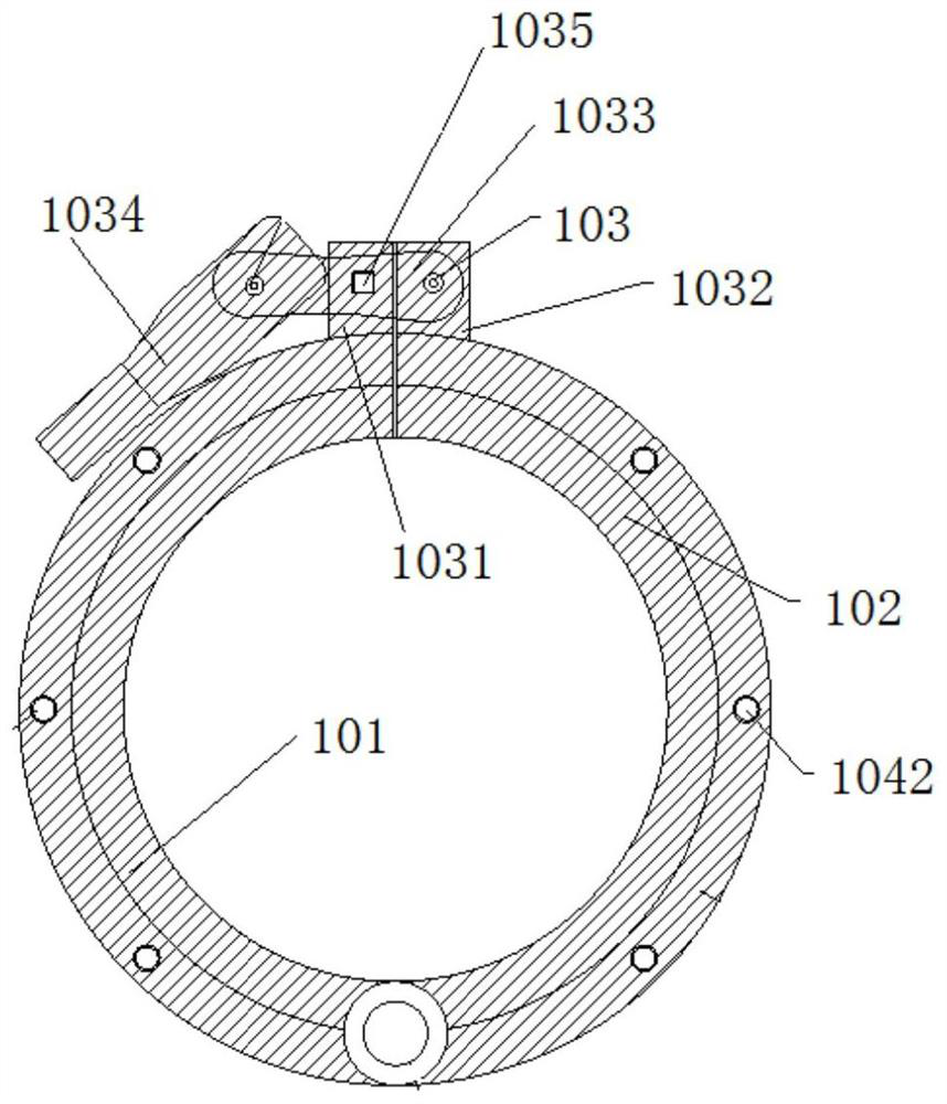 Drainage pipeline reinforcing structure and device