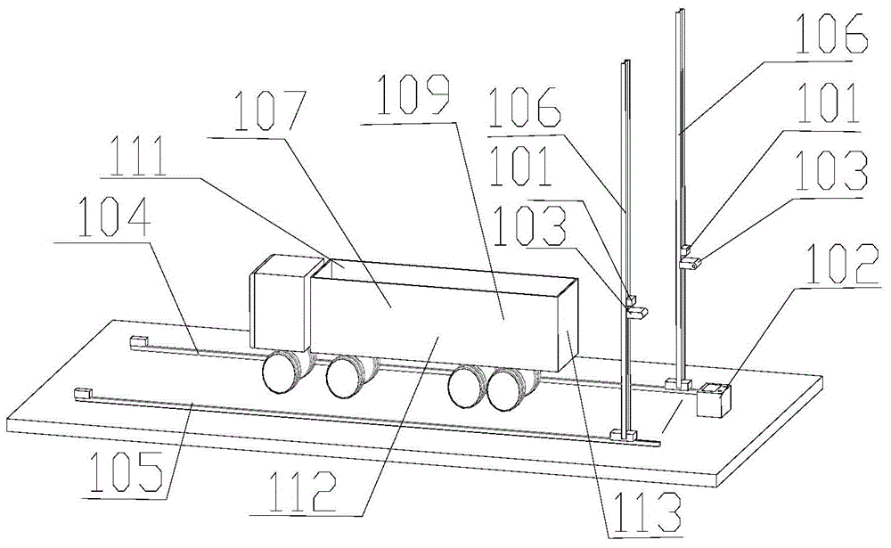 Compartment laser scanning measuring and positioning method