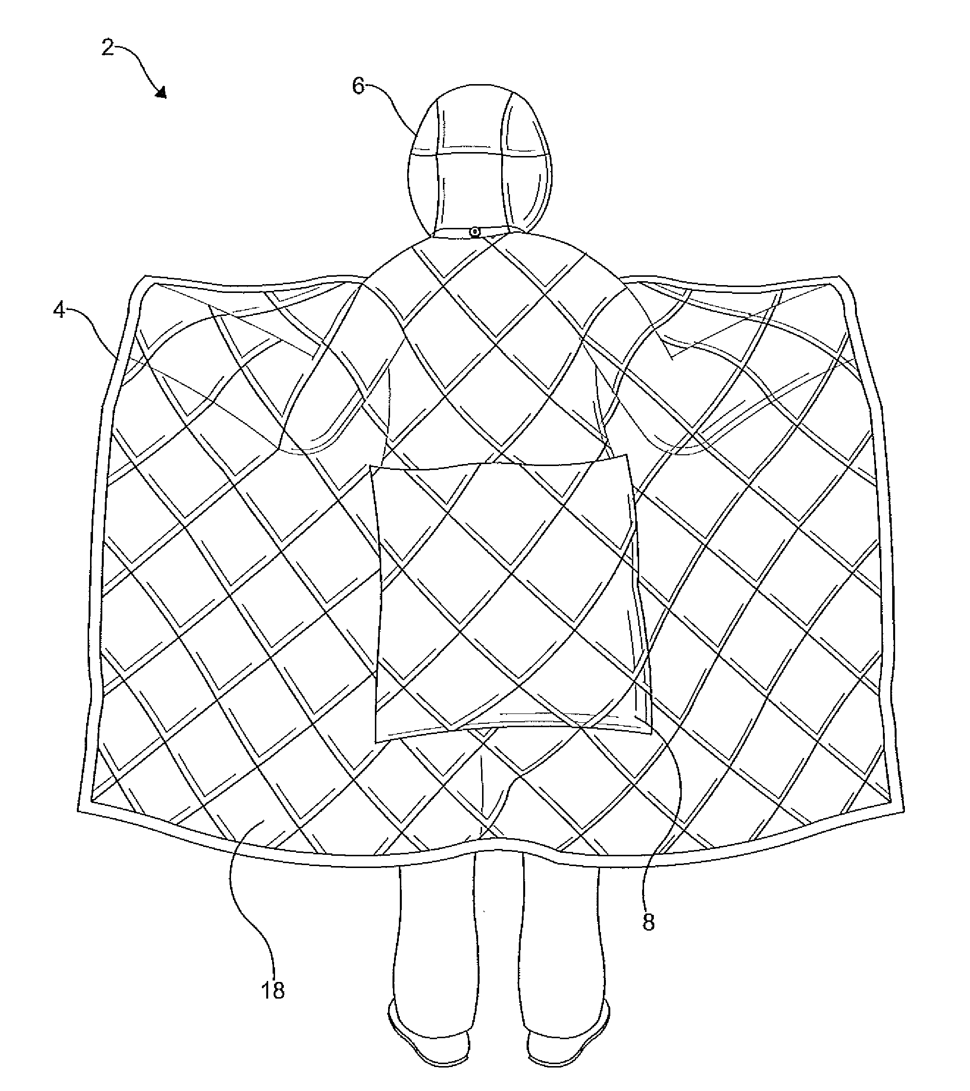 Garment for protection from the elements