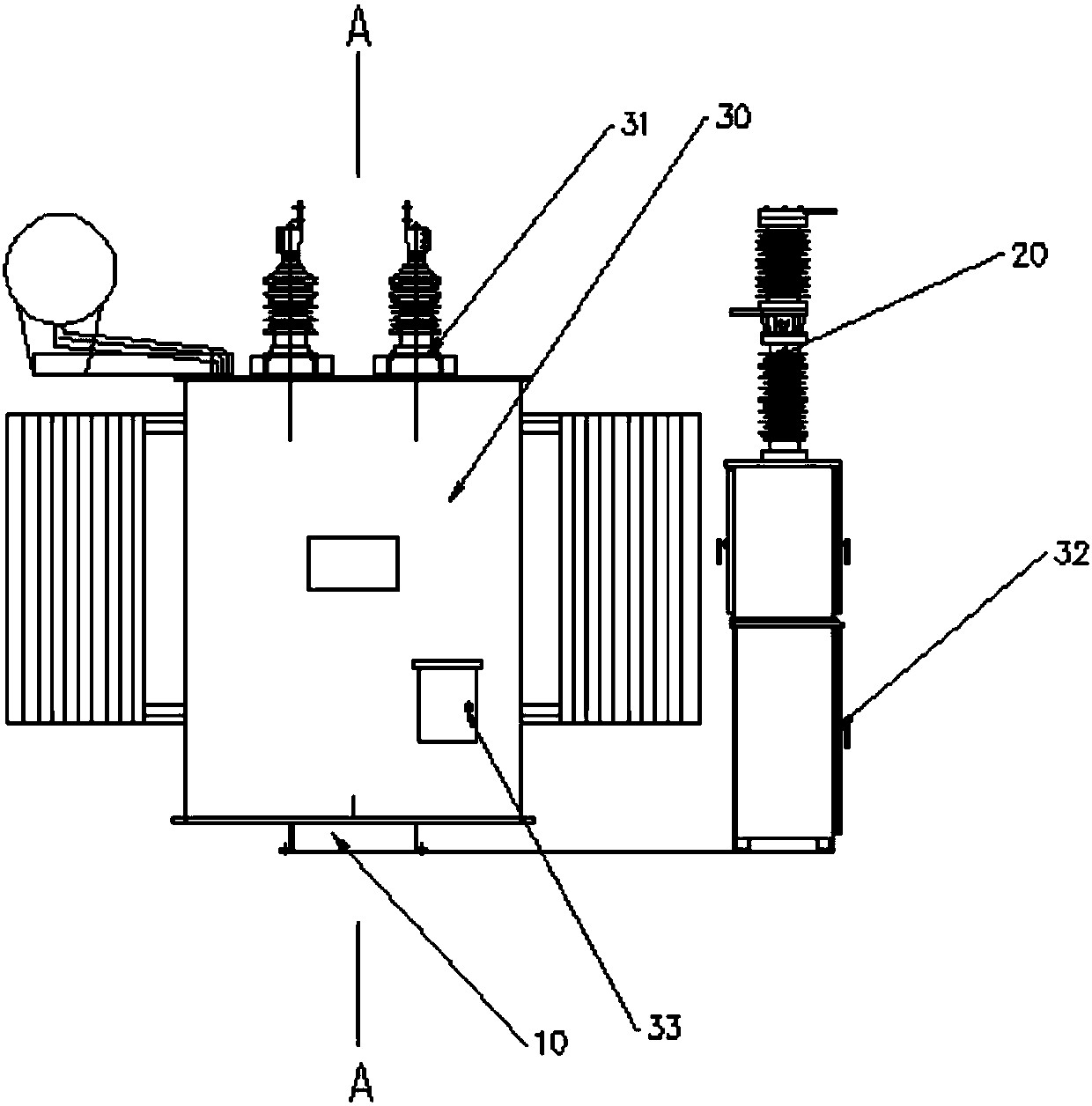 Railway traction power supply current distribution test system