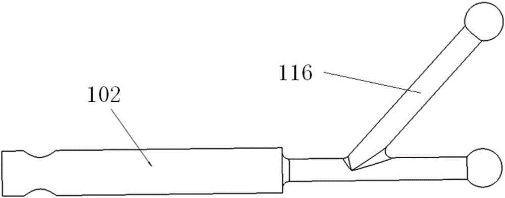Magnetic memory detection device for cross manifold weld