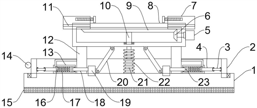High-efficiency damping device for mechanical equipment