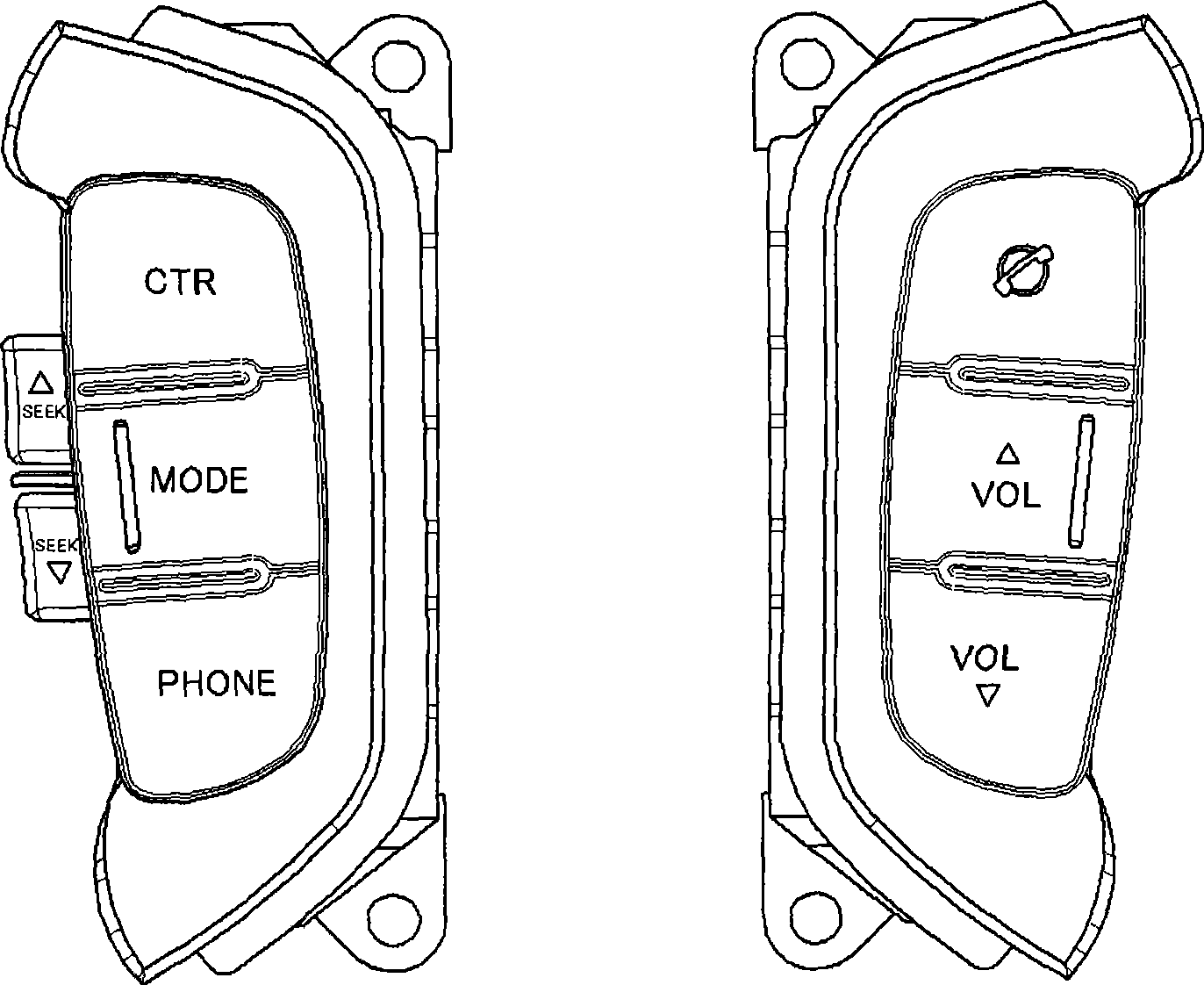 User defined method and apparatus for vehicle player remote controller push button