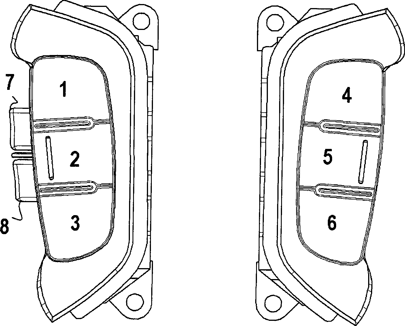 User defined method and apparatus for vehicle player remote controller push button