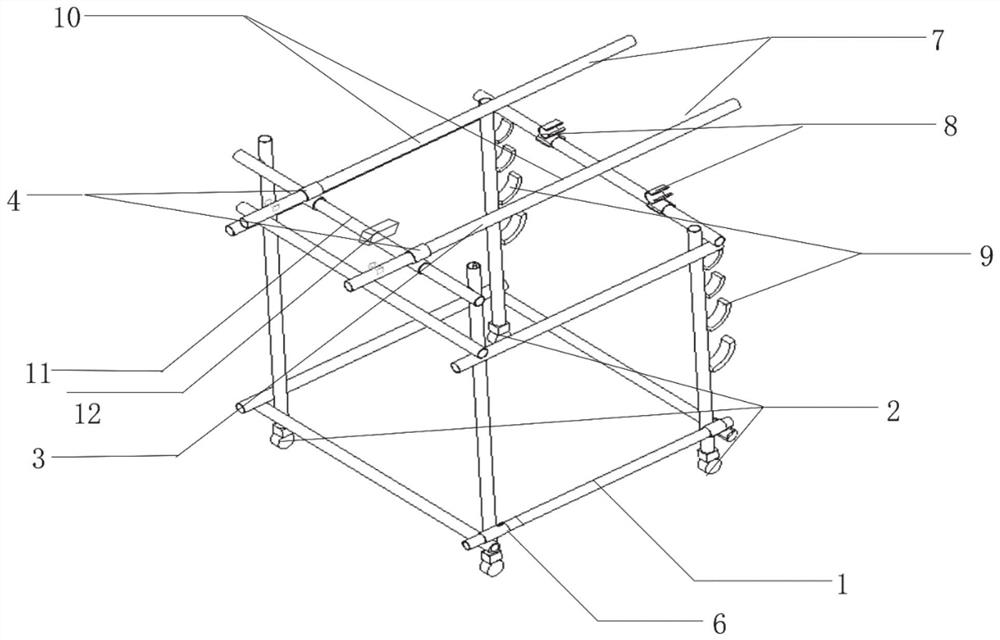 Railway bridge ballast blocking wall mold moving device and method