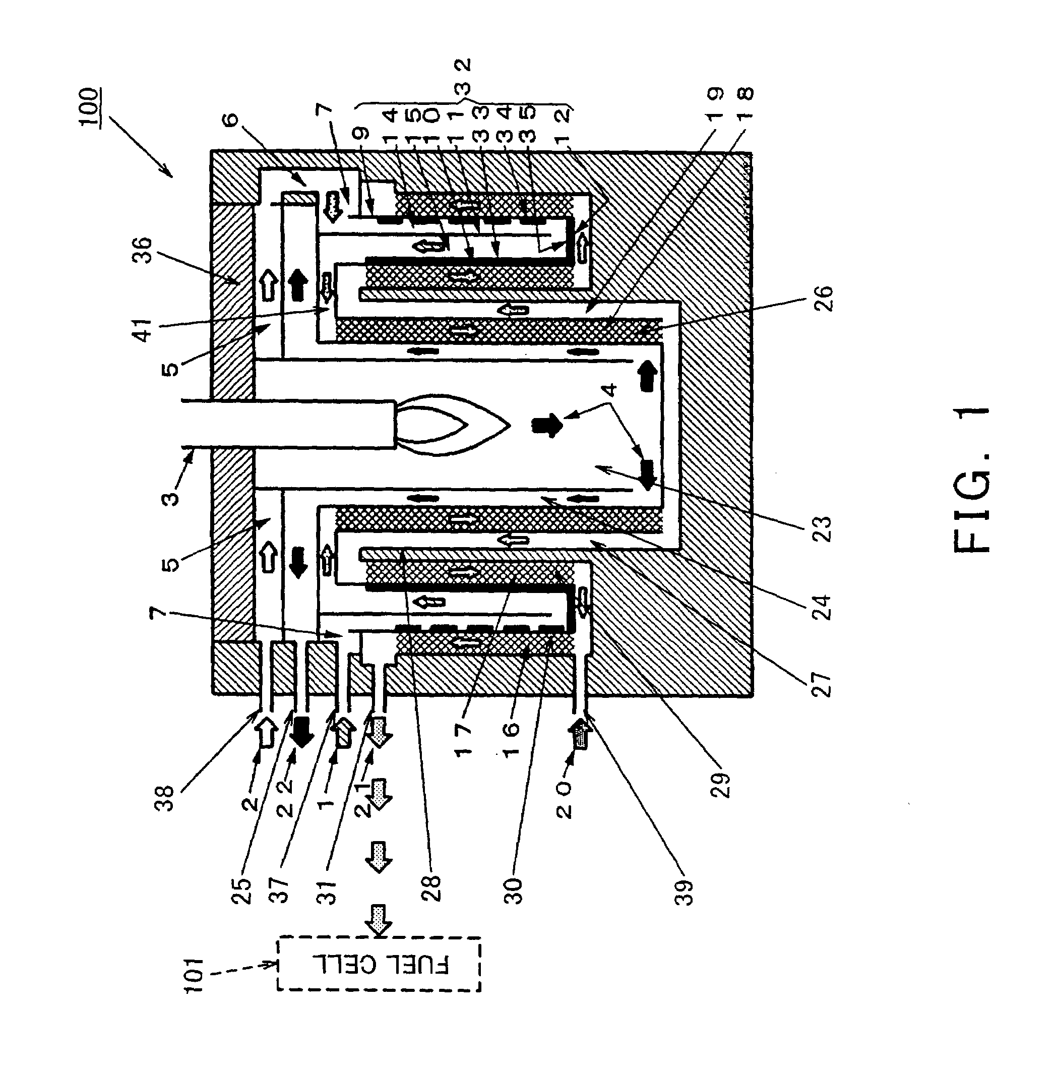 Hydrogen generator and fuel cell system comprising the same