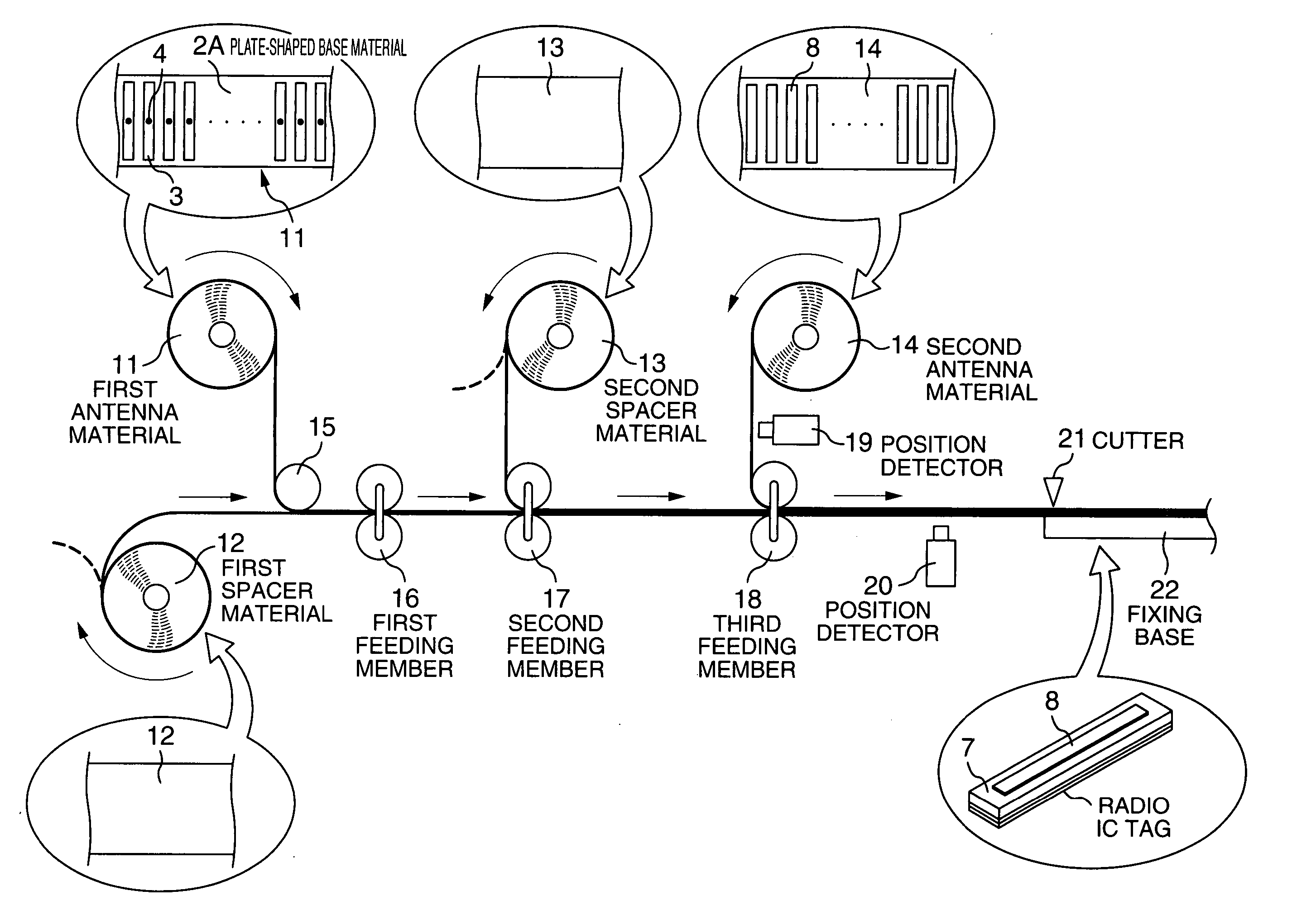 Radio IC tag, method for manufacturing radio IC tag, and apparatus for manufacturing radio IC tag