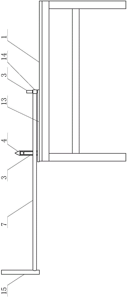 Separator for skin and flesh of mink hind legs