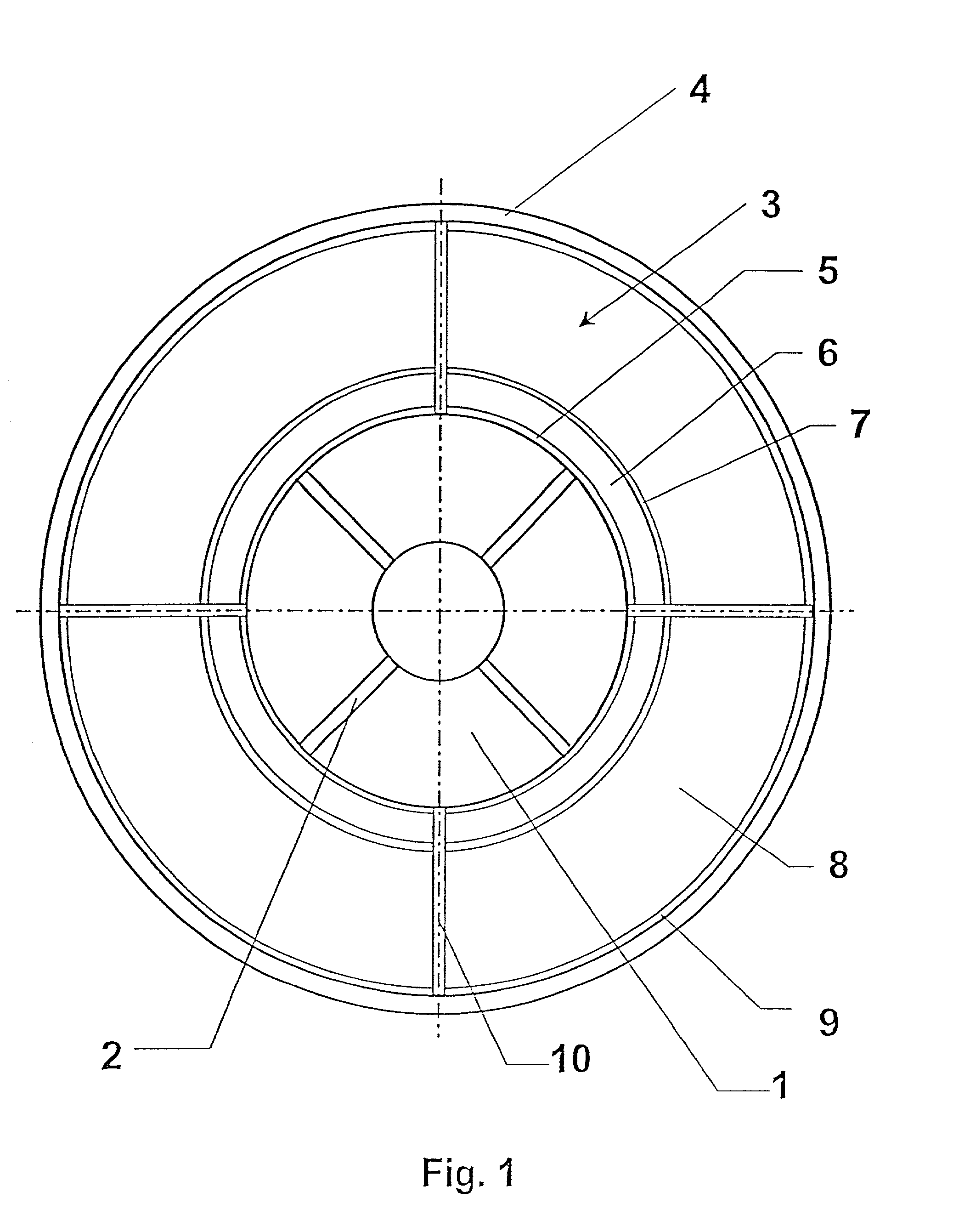 Variable-format web-fed offset printing machine and method of producing variable-format surfaces