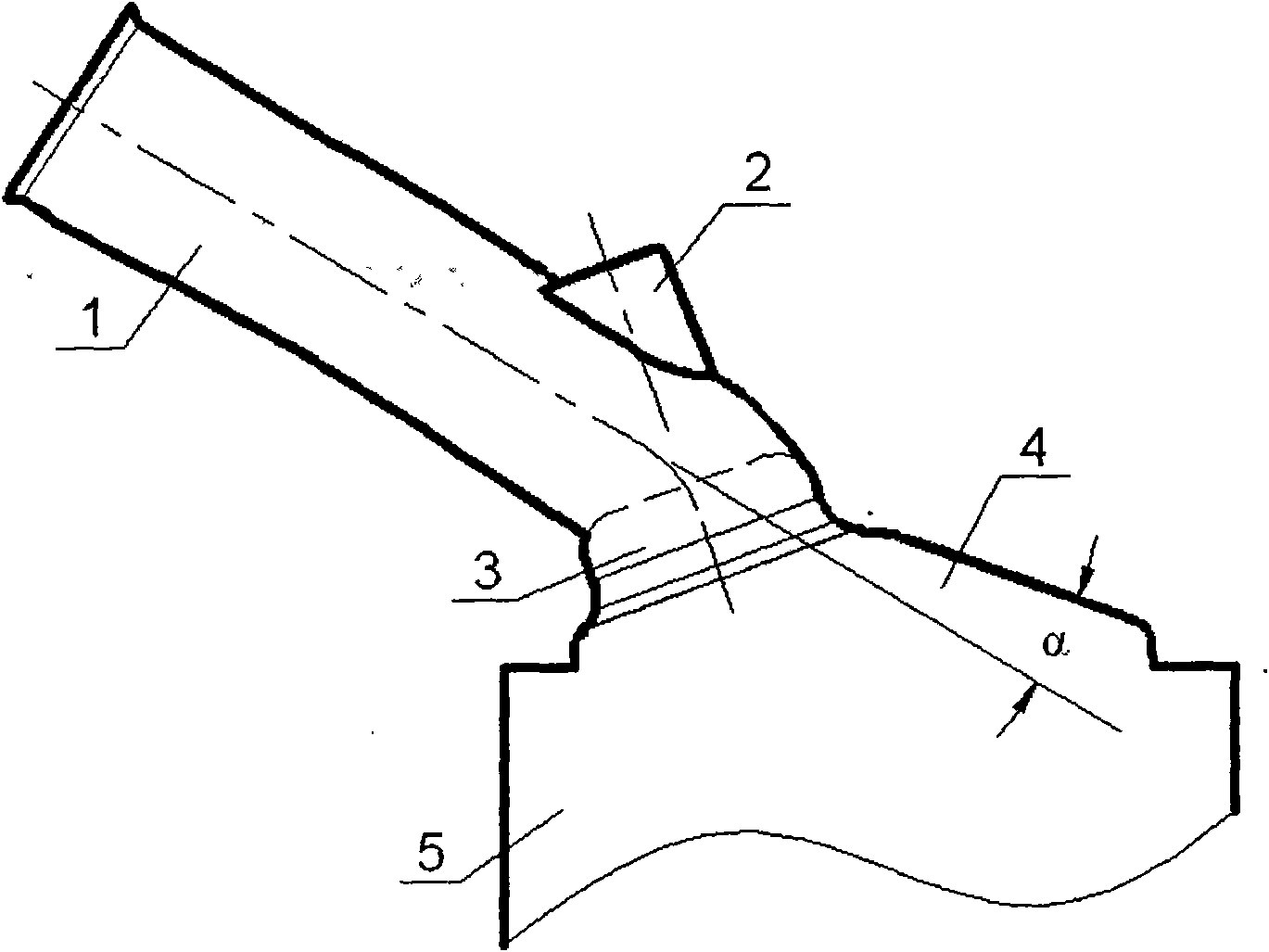 Petrol engine air inlet passage with high-tumble intensity and high-flow coefficient