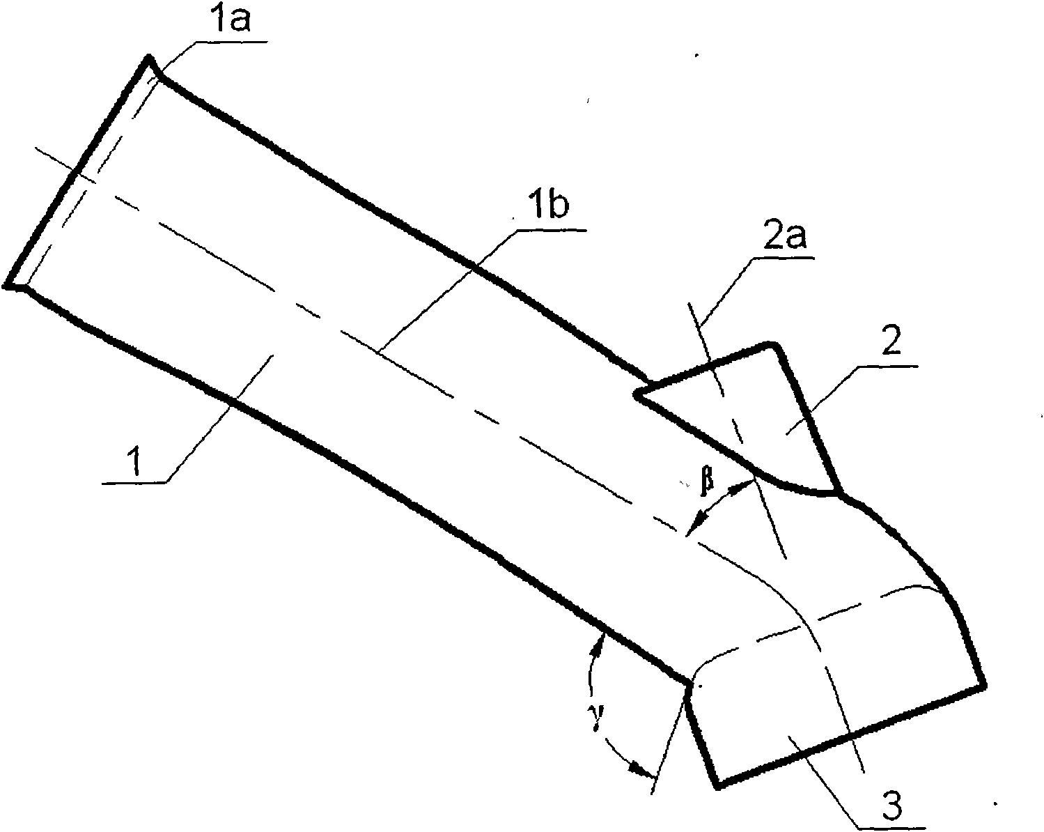 Petrol engine air inlet passage with high-tumble intensity and high-flow coefficient