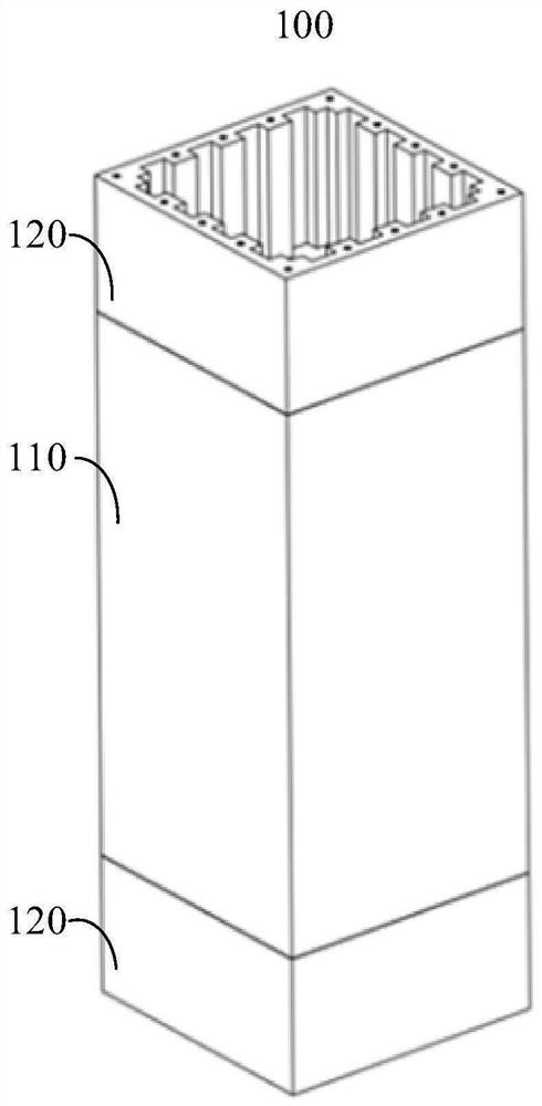 Prefabricated composite beam-column joint and its construction method based on uhpc