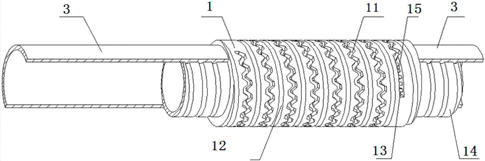 Flow-adjustable detachable spiral type labyrinth emitter