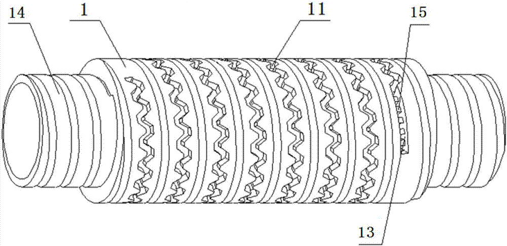 Flow-adjustable detachable spiral type labyrinth emitter