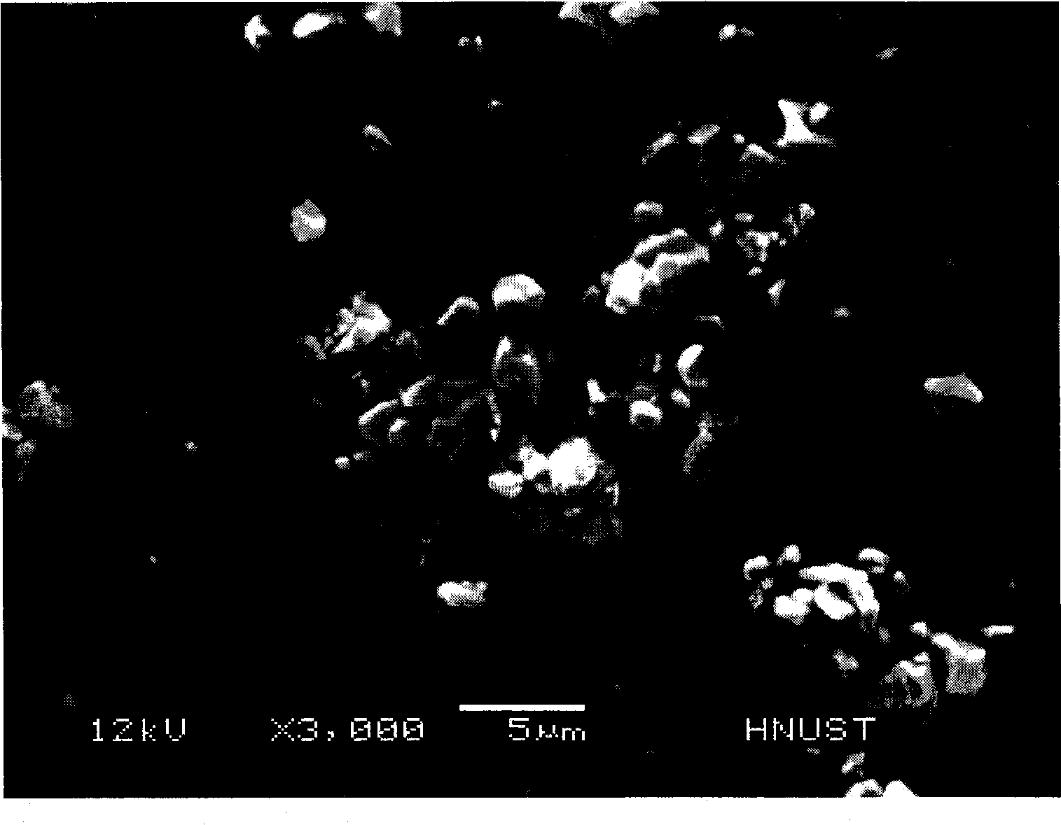 Microwave medium ceramic material with ultrahigh Q-value middle dielectric constant