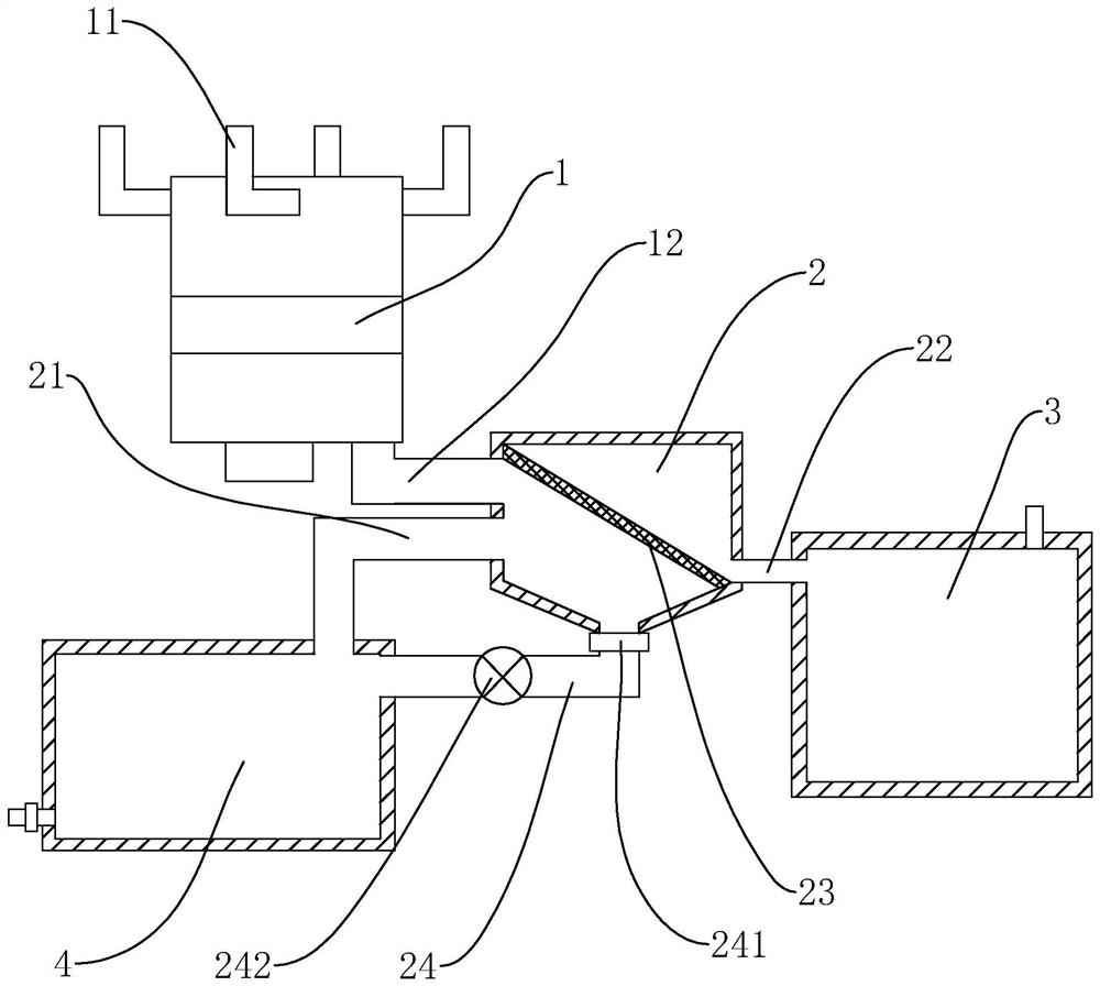 A sewage purification treatment device for a municipal sewage pipe network