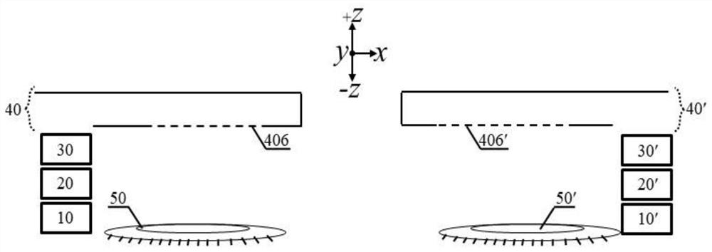 Aperture time sequence gating multiplexing optical waveguide display module