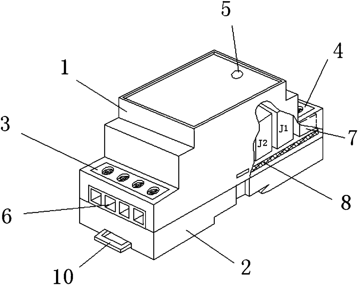 A miniature dual-way power switcher with lightning protection