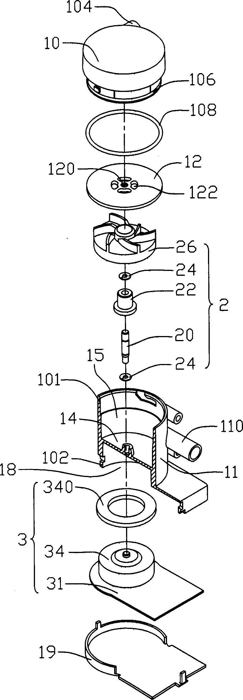 Liquid-cooling radiating system micro-pump
