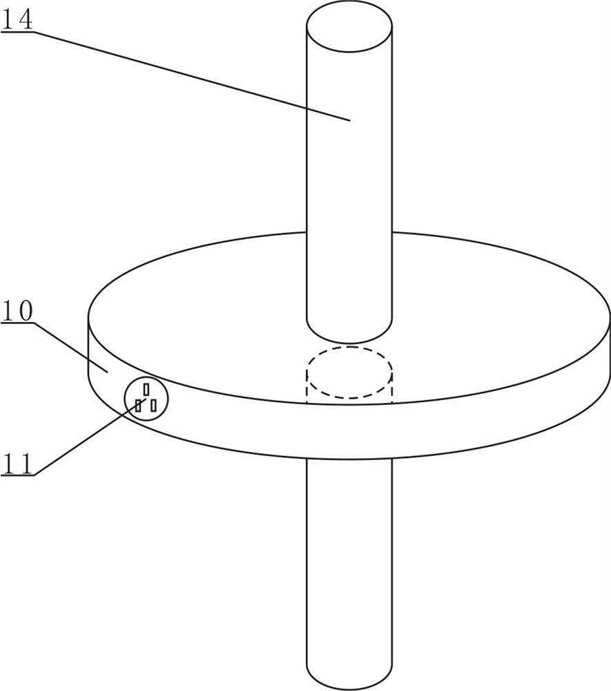 A wax-sealed double-layer tank holding device with saponins and thorn branches